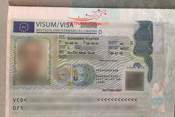 Visa Đức thành công