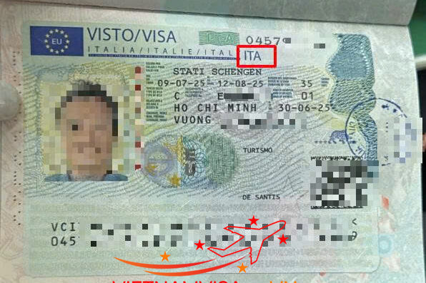 Visa Ý Thành công